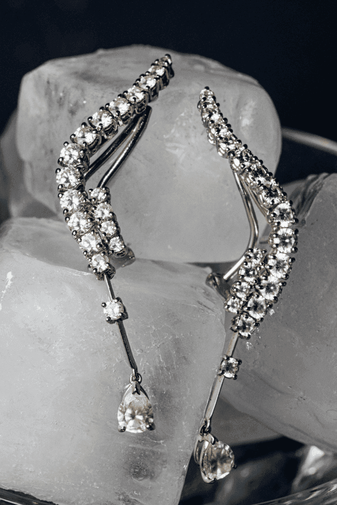 boucles d'oreille diamant